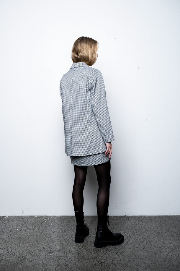 Ichi Blazer - Ixfrala Blazer Meteorite/White Check "NYHED" - 34 - - Diversita - 5715372715395