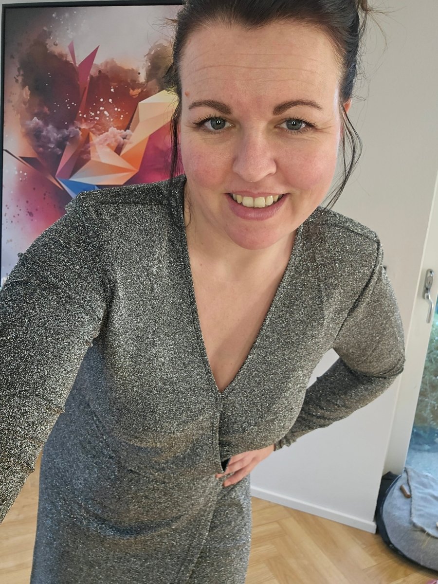 Ichi Kjole - Ixpaxi Kjole - Sort Med Sølv - XS - - Diversita -