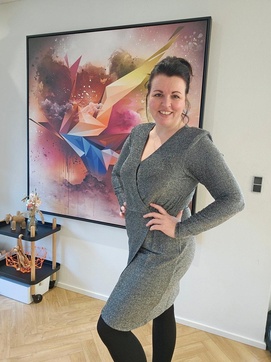 Ichi Kjole - Ixpaxi Kjole - Sort Med Sølv - XS - - Diversita -