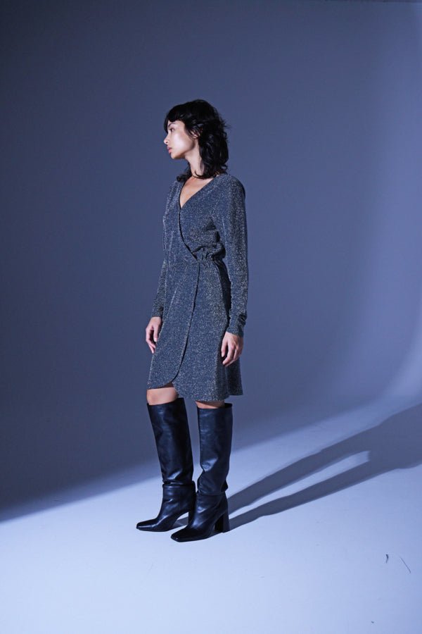 Ichi Kjole - Ixpaxi Kjole - Sort Med Sølv - XS - - Diversita -