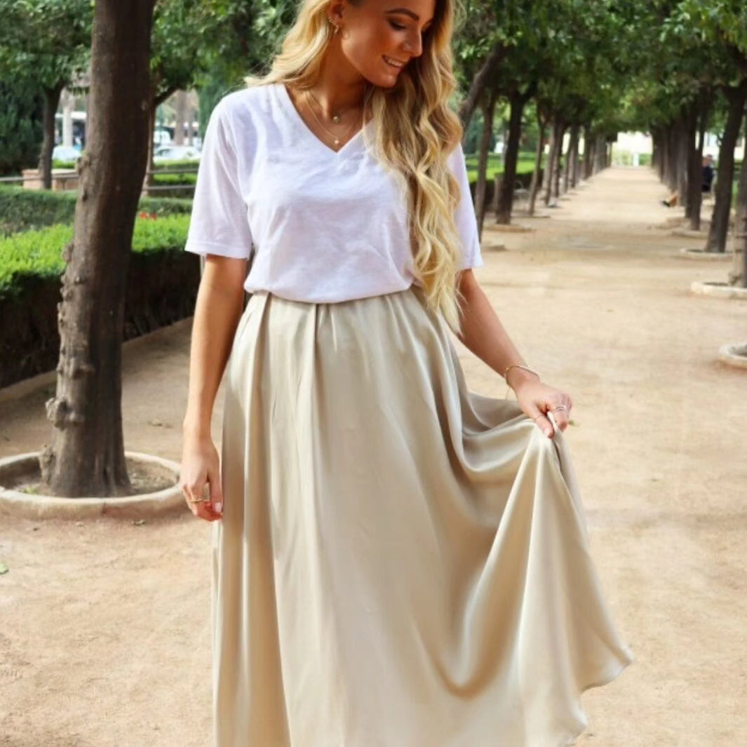 Ova Skirt Creme