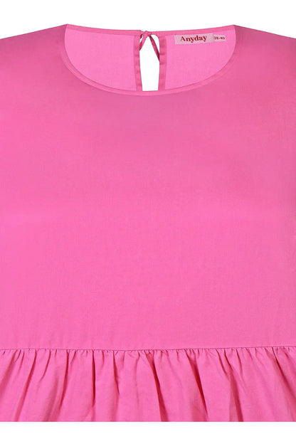 Anyday Curves Kjole - Lea Kjole Pink &quot;NYHED&quot; - 38/40 (XS) - Diversita - 