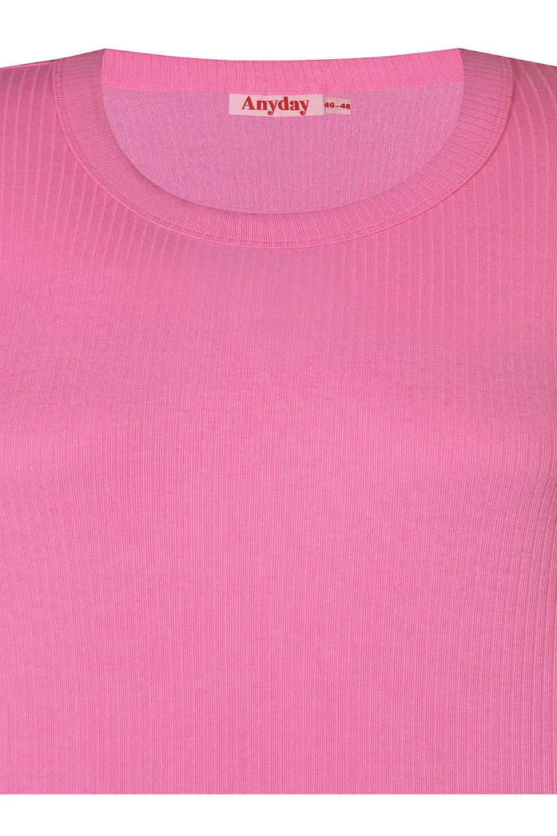 Anyday Curves Top - Alva Top Pink &quot;NYHED&quot; - 38/40 (XS) - Diversita - 