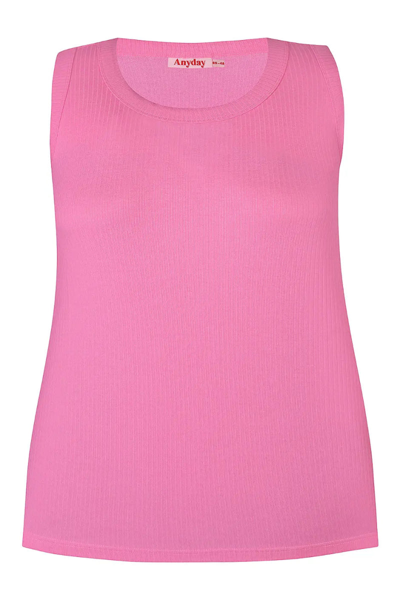 Anyday Curves Top - Alva Top Pink &quot;NYHED&quot; - 38/40 (XS) - Diversita - 