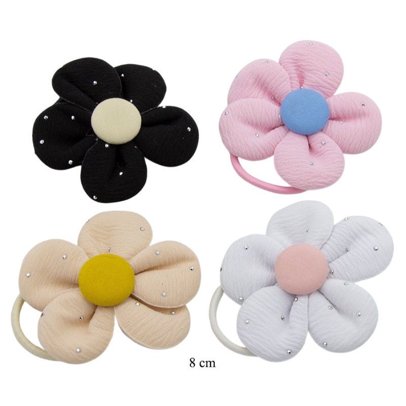 Diversita Hårelastik - Hårelastik Blomst - 8 cm - Diversita - 