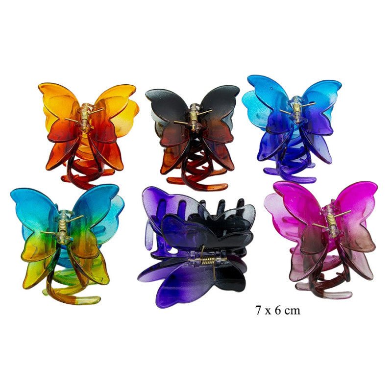 Diversita Hårklemme - Hårklemme Sommerfugl - 7 x 6 cm - Diversita - 