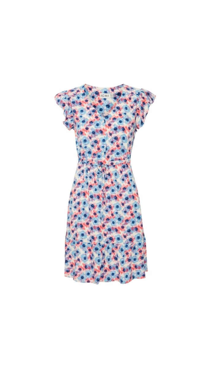 Ichi Kjole - Ihvera Dr32 Multi Flower Aop "NYHED" - 34 - - Diversita -