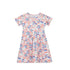 Liberte Ami Kjole - Alma Ss Babydoll Dress (Kids) Peachy Blue Flower "NYHED" - 86/92 - Diversita - 