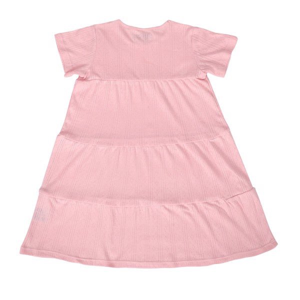 Liberte Ami Kjole - Pixie Ss Layer Dress Kids Rosa &quot;NYHED&quot; - 86/92 - - Diversita -