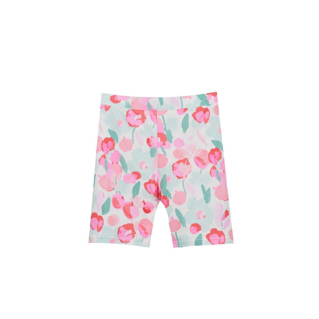 Liberte Ami Shorts - Alma Bicycle Shorts (Kids) Mint Pink Flower &quot;NYHED&quot; - 86/92 - Diversita - 