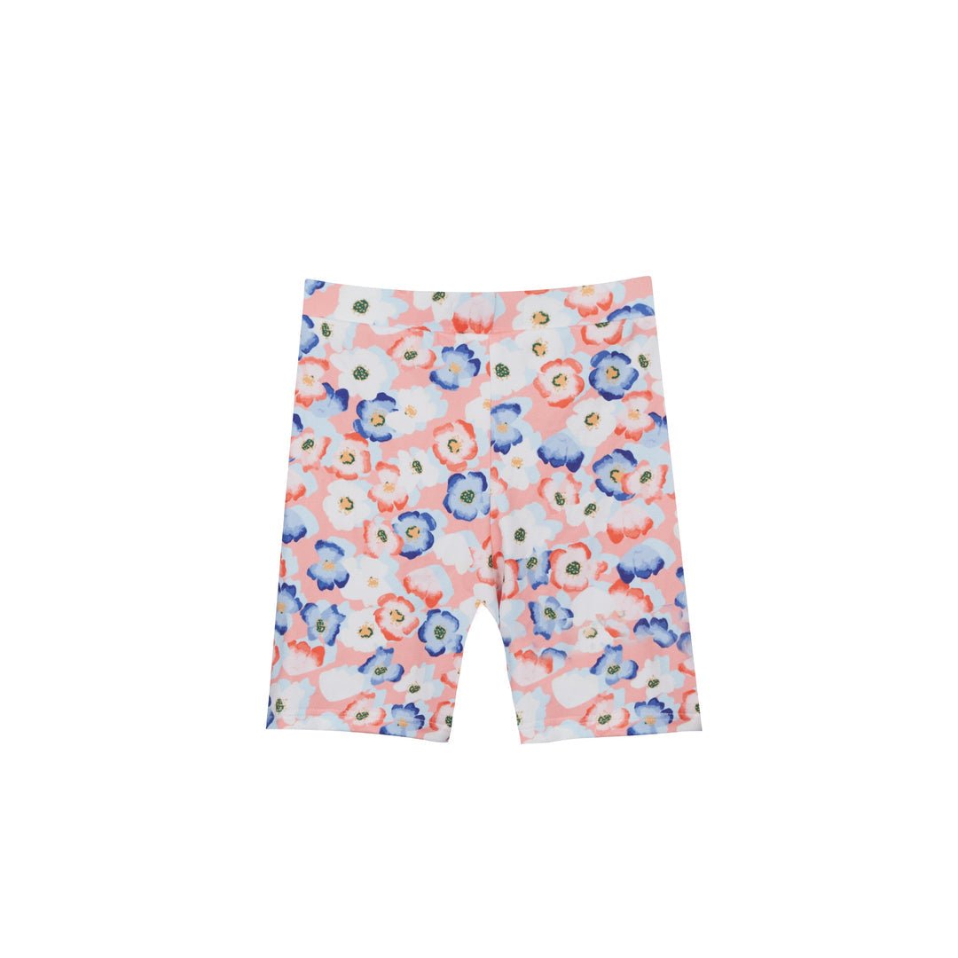 Liberte Ami Shorts - Alma Bicycle Shorts (Kids) Peachy Blue Flower &quot;NYHED&quot; - 86/92 - Diversita - 