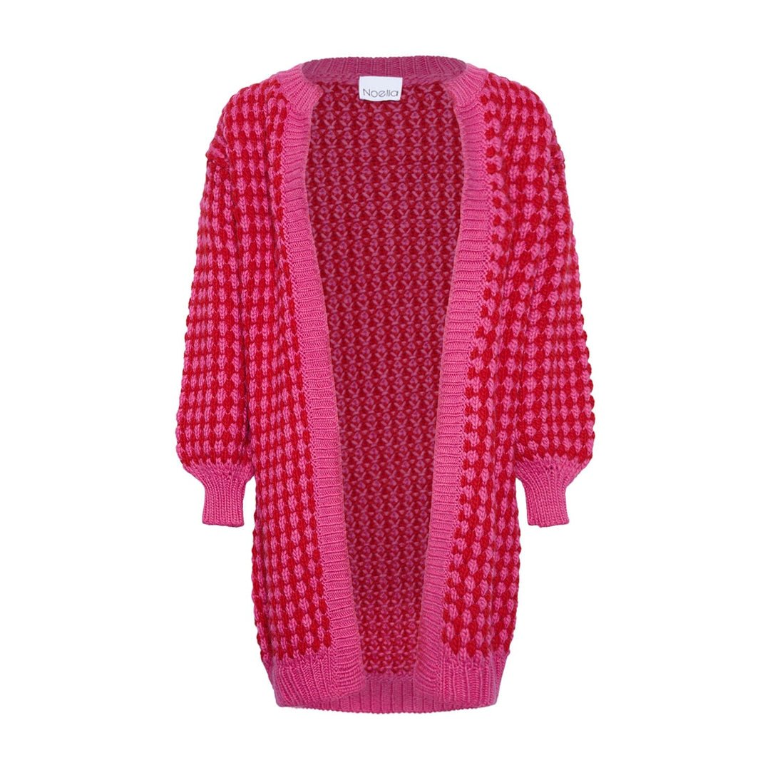 Liberte Essentiel Cardigan - Gio Cardigan Pink Red Mix - XS/S - Diversita - 