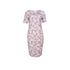 Liberte Essentiel Kjole - Alma Ss Turn Dress Peachy Blue Flower "NYHED" - XS/S - Diversita - 