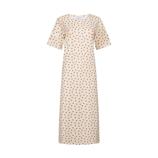 Liberte Essentiel Kjole - Alma Tshirt Dress Creamy Strawberry "PREORDER APRIL" - XS/S - - Diversita -