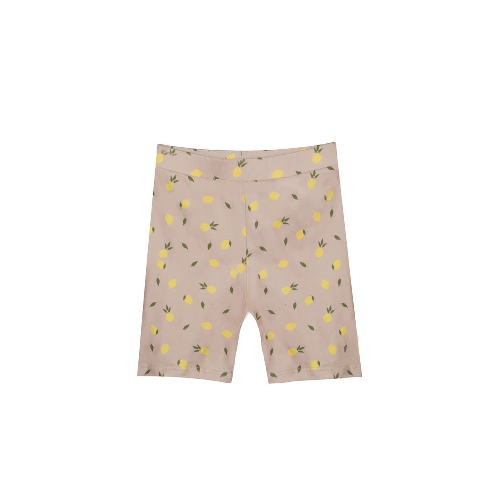 Liberte Essentiel Shorts - Alma Bicycle Shorts (Kids) Beige Lemon &quot;NYHED&quot; - 86/92 - - Diversita -