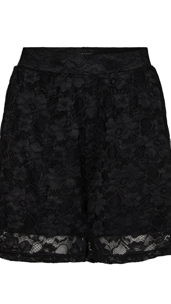 Liberte Essentiel Shorts - Isa Lace Shorts Black &quot;NYHED&quot; - XS - - Diversita -