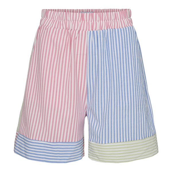 Liberte Essentiel Shorts - Viola Shorts Mint Blue Pink Stripe - XS - Diversita - 