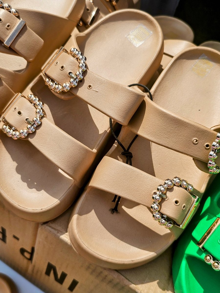 Mulanka Sandaler - Flip Flops Beige - 36 - Diversita - 