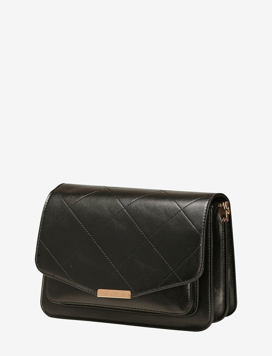 Noella Håndtaske - Blanca Multi Compartment Bag Black Leather Look - Onesize / 26 x 18 x 10 cm - Diversita - 