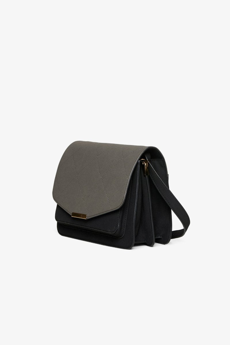 Noella Håndtaske - Blanca Multi Compartment Bag Dark Grey/Black - Højde: 18 - Bredde: 26 - Dybde: 10 - Diversita - 