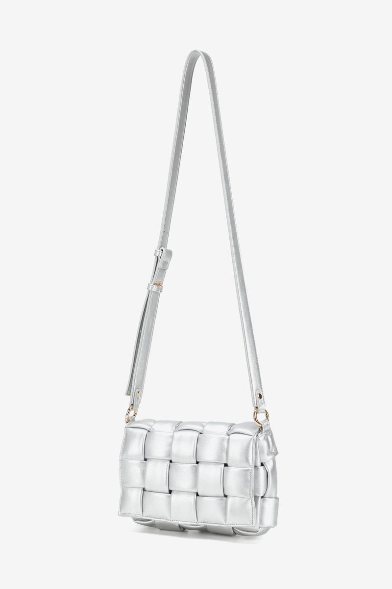 Noella Håndtaske - Brick Bag Silver - Onesize / Højde: 15 - Bredde: 24 - Dybde: 8 - Diversita - 