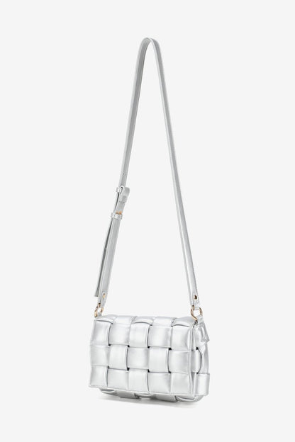 Noella Håndtaske - Brick Bag Silver - Onesize / Højde: 15 - Bredde: 24 - Dybde: 8 - Diversita - 