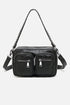 Noella Håndtaske - Celina Bag Black Leather Look - Højde: 15 cm - Bredde: 25 cm - Dybde: 7 cm - Diversita - 