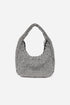 Noella Håndtaske - Cilla Sequin Bag Silver - Højde: 10 cm - Bredde: 16 cm - Dybde: 6 cm - Diversita - 