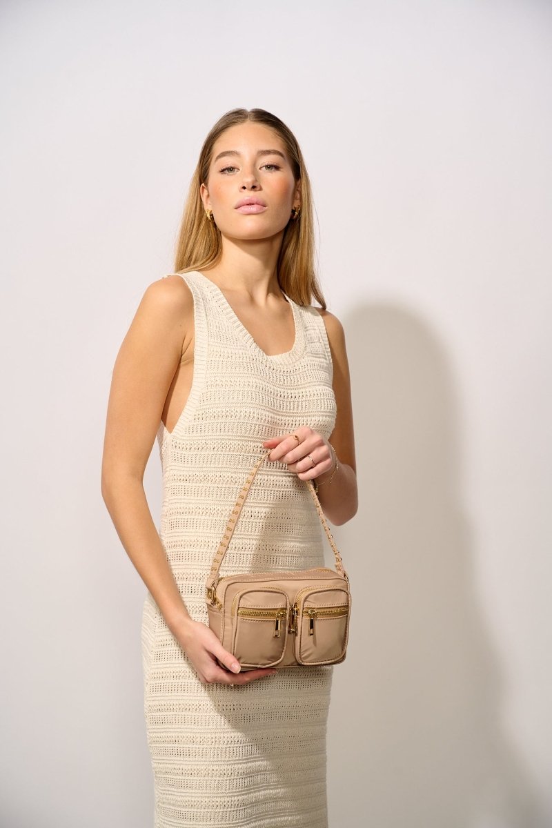 Noella Håndtaske - Kendra Nylon Bag Beige - Diversita - 