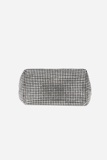 Noella Håndtaske - Sissy Sequin Bag Silver - Højde: 17 cm - Bredde: 23 cm - Dybde: 8 cm - Diversita - 