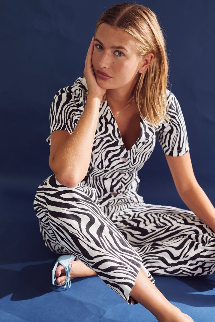 Noella Jeans - Stormy Jeans Taleah Zebra Print - XS - Diversita -