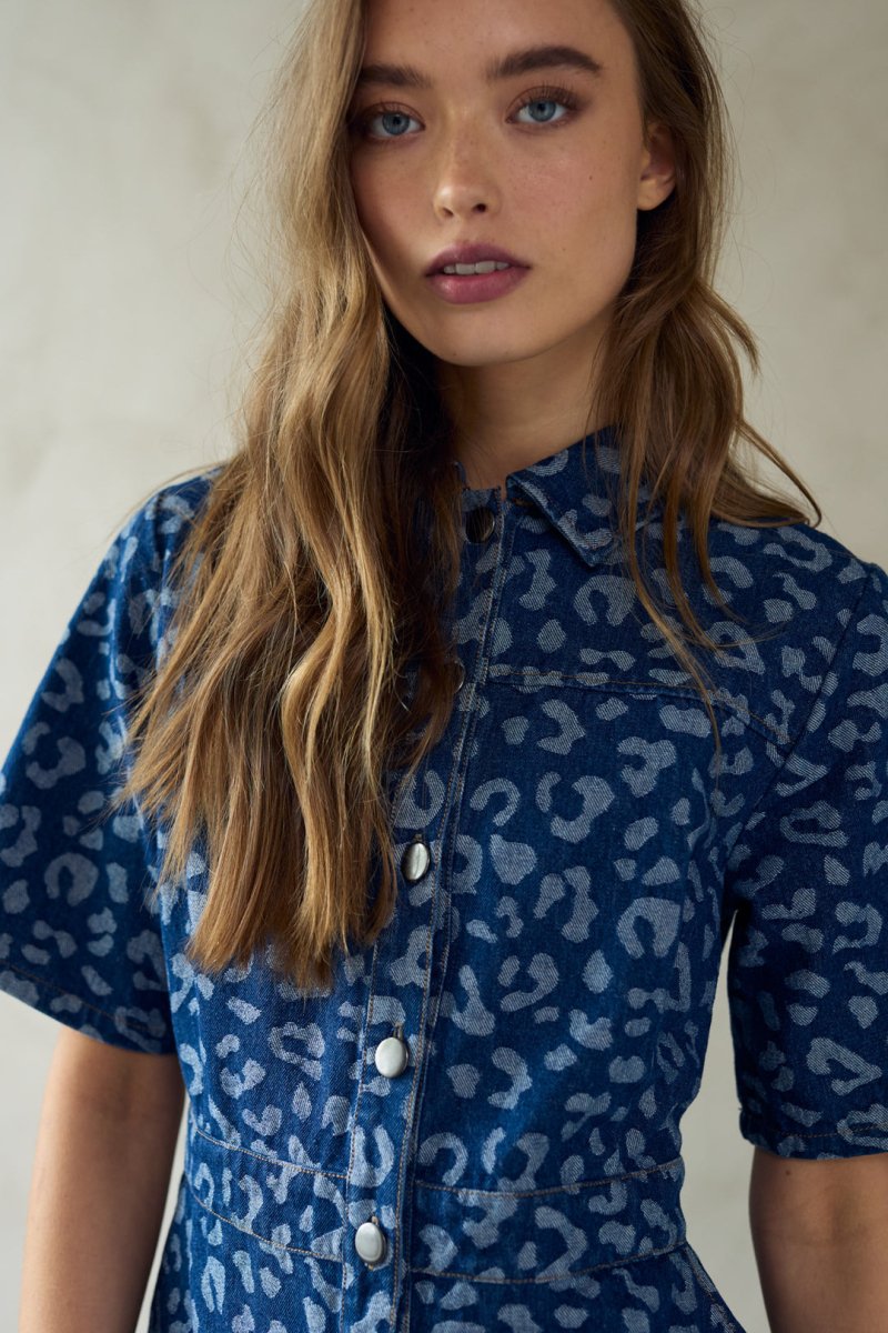 Noella Kjole - Noella Benita Dress Mid Blue Wash - XS - Diversita - 
