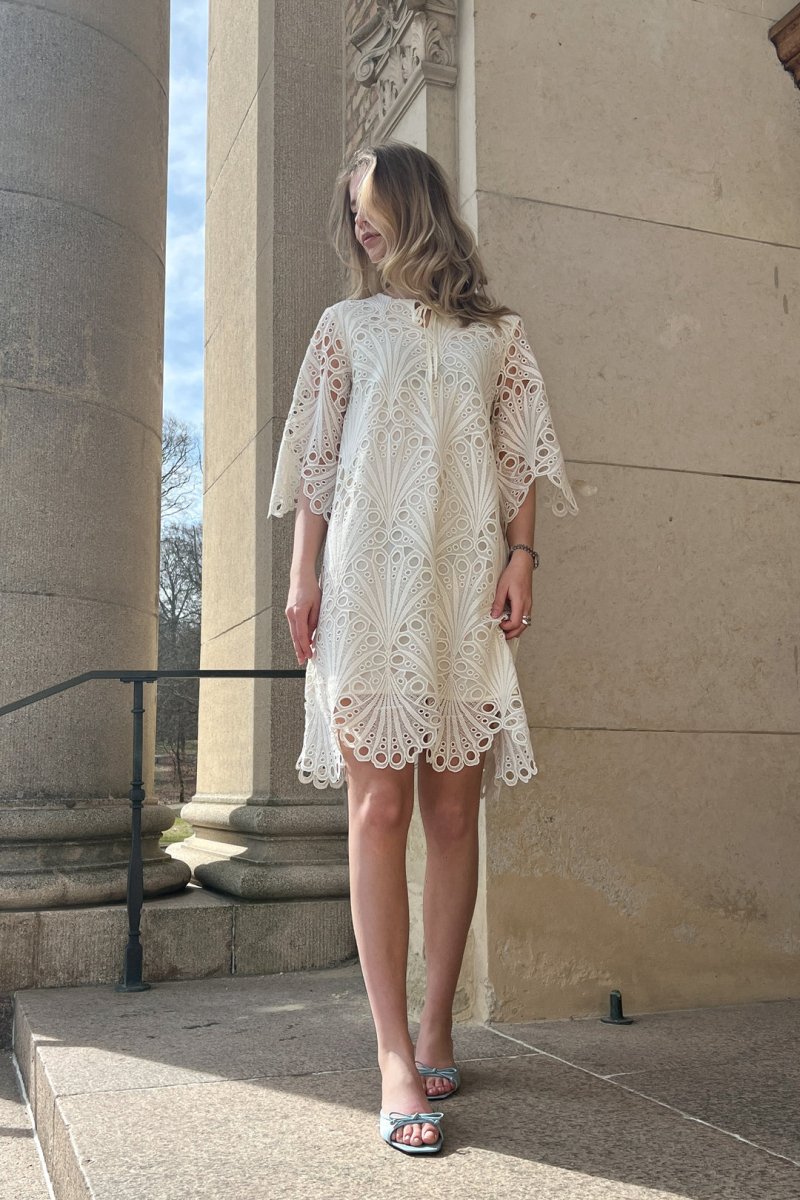 Noella Kjole - Noella Kalona Dress Ivory - XS - Diversita - 