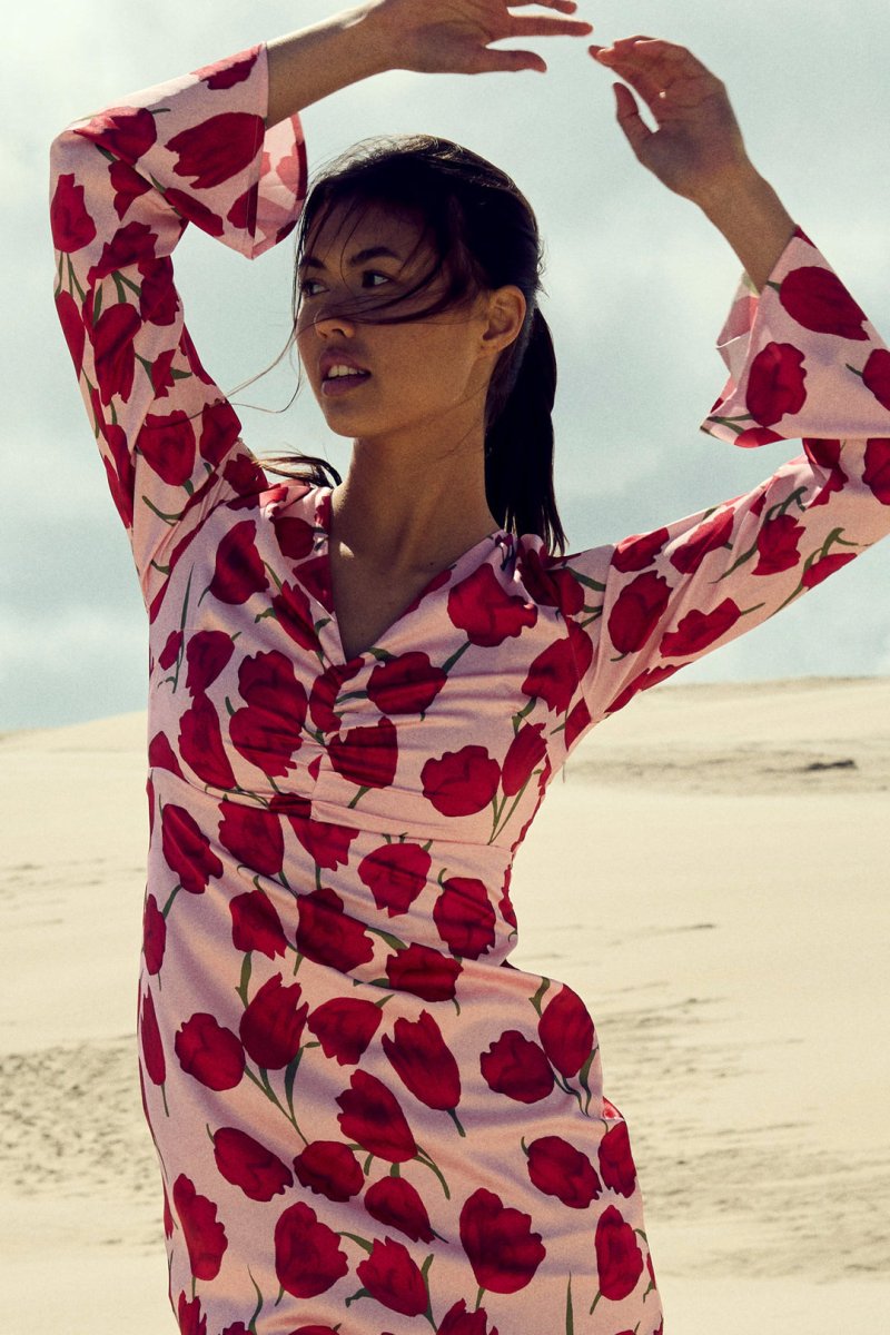 Noella Kjole - Noella Kamey Dress Tulip Print - XS - Diversita - 