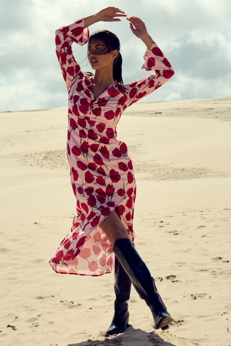 Noella Kjole - Noella Kamey Dress Tulip Print - XS - Diversita - 