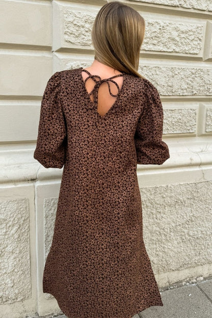 Noella Kjole - Reno Pastis Long Dress Chocolate - XS - Diversita - 