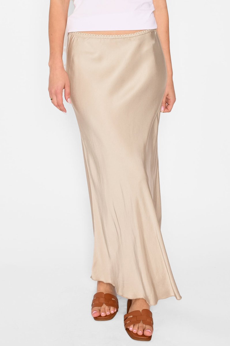 Noella Nederdel - Noella Kenya Skirt Cashmere Beige - XS/S - Diversita - 