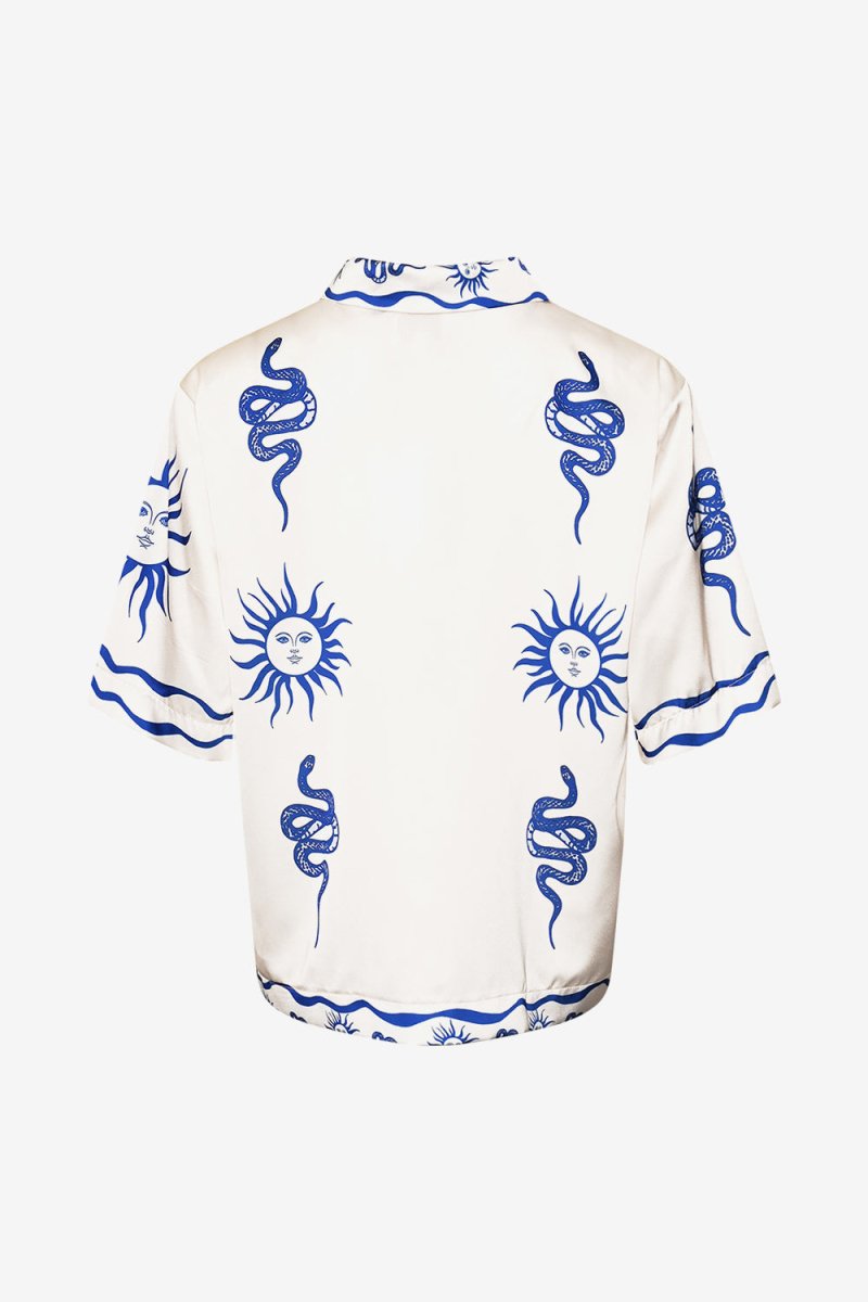 Noella Skjorte - Kealy Shirt Chana Blue Print - XS/S - Diversita - 