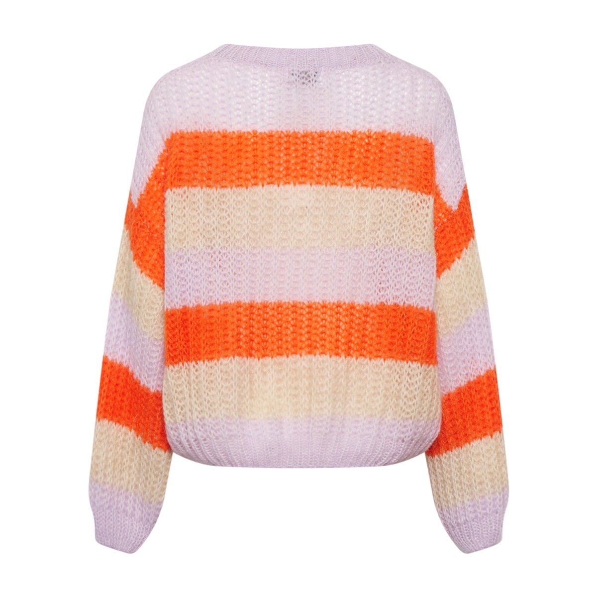 Noella Sweater - Cecilia Sweater Aischa Orange Stripe - XS/S - Diversita - 