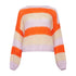 Noella Sweater - Cecilia Sweater Aischa Orange Stripe - XS/S - Diversita - 