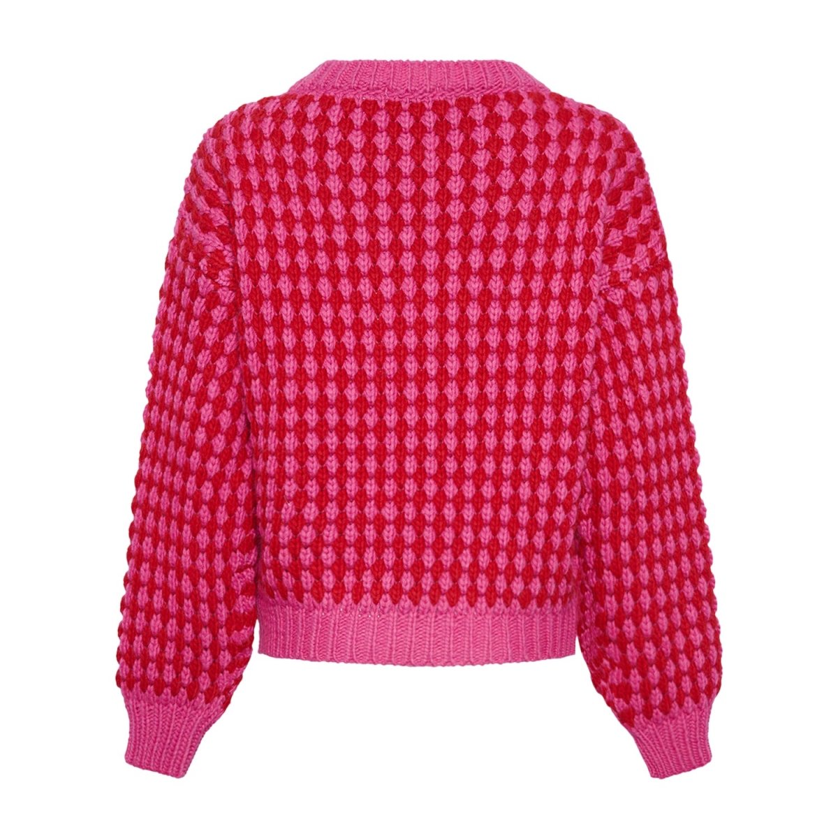 Noella Sweater - Gio Knit Jumper Pink Red Mix - XS/S - Diversita - 