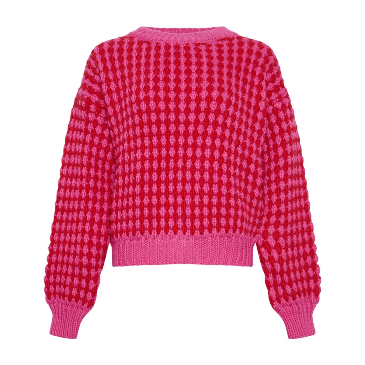 Noella Sweater - Gio Knit Jumper Pink Red Mix - XS/S - Diversita - 