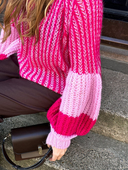 Noella Sweater - Liana Knit Sweater Pink Bubblegum - XS/S - Diversita - 