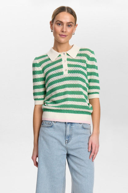 NUMPH Bluse - NUVILLIA SS PULLOVER - XS - Diversita - 