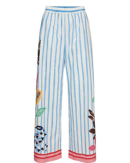 NUMPH Bukser - NUWENDIE PANTS - Bright White - 34 - Diversita - 