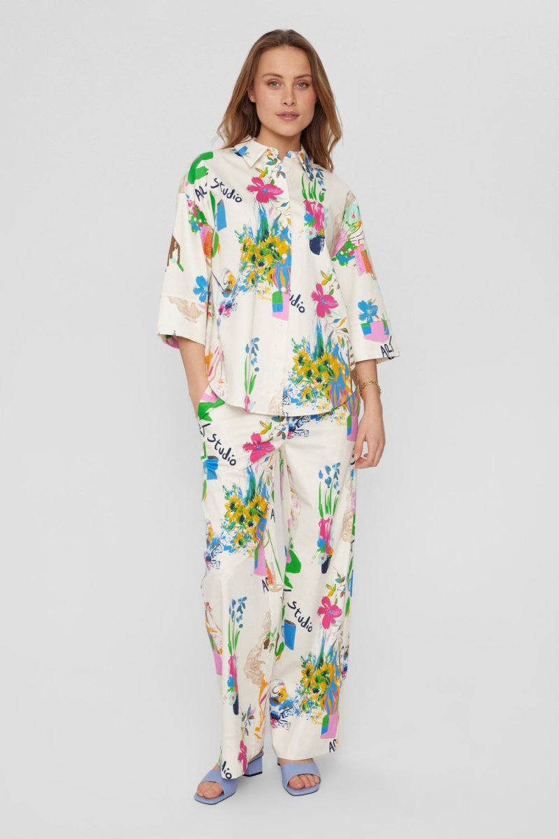 NUMPH Skjorte - Nuida Shirt - 34 - Diversita - 