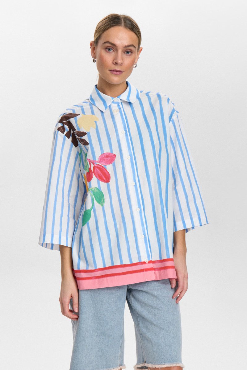 NUMPH Skjorte - NUWENDIE SHIRT - XS/S - Diversita - 