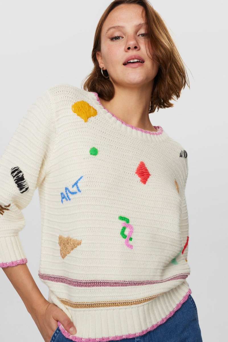 NUMPH Sweater - Nuartsy Pullover - XS - Diversita - 
