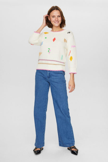NUMPH Sweater - Nuartsy Pullover - XS - Diversita - 
