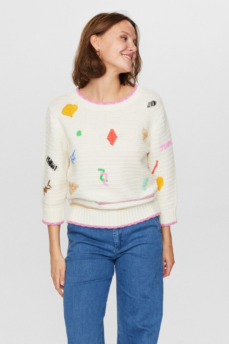 NUMPH Sweater - Nuartsy Pullover - XS - Diversita - 
